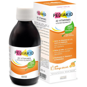 PEDIAKID - Sirop 22 Vitamines & Oligo-éléments  - 250ml