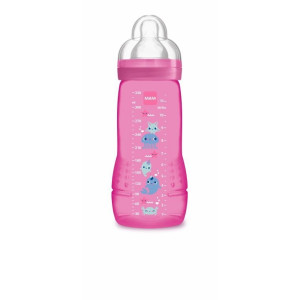 MAM - Biberon Easy Active  2ème âge Rose - 330 ml