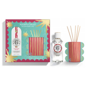 Roger & Gallet Gingembre Rouge Eau Parfumée Bienfaisante 100 ml + Diffuseur de Parfum Offert