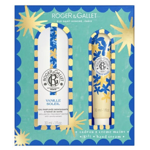 Roger & Gallet Vanille Soleil Eau Parfumée Bienfaisante 30 ml + Crème Mains Bienfaisante 30 ml Offert