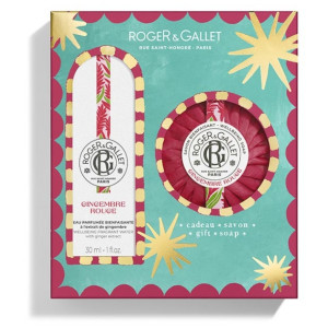 Roger & Gallet Gingembre Rouge Eau Parfumée Bienfaisante 30 ml + Savon Bienfaisant 100 g Offert