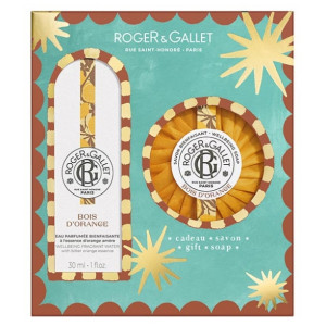 Roger & Gallet Bois d'Orange Eau Parfumée Bienfaisante 30 ml + Savon Bienfaisant 100 g Offert