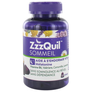 ZzzQuil Sommeil Mélatonine - 60 gommes