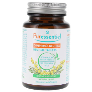 Puressentiel Comprimés Neutres pour Huiles Essentielles 30 Comprimés