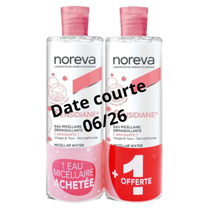 NOREVA SENSIDIANE EAU MICELLAIRE DEMAQUILLANTE LOT DE 2X400ML