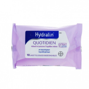 Hydralin Quotidien Lingettes - lot de 10