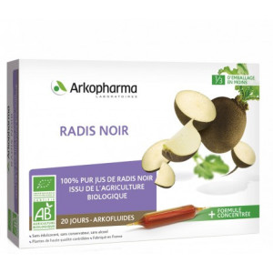 Arkofluide Radis Noir - 20 ampoules