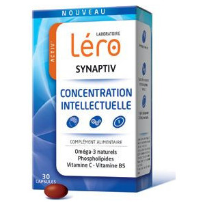 Synaptiv, Concentration Intellectuelle, 30 capsules