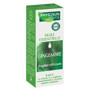 Huile essentielle de Gingembre, 5 ml