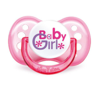 Sucette Silicone Baby Girl +6 Mois - 1 unité